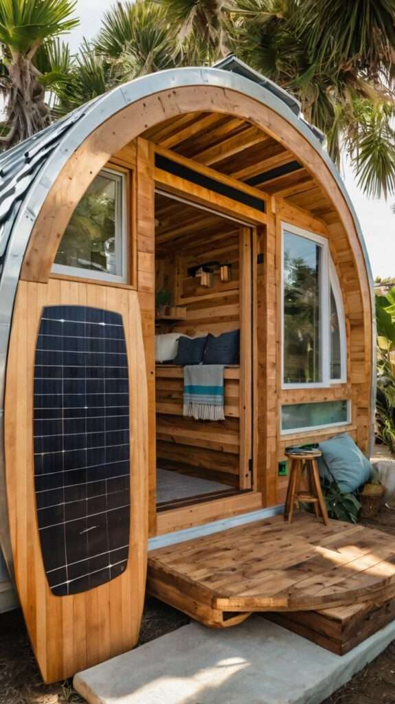 surf shack-inspired tiny house designs