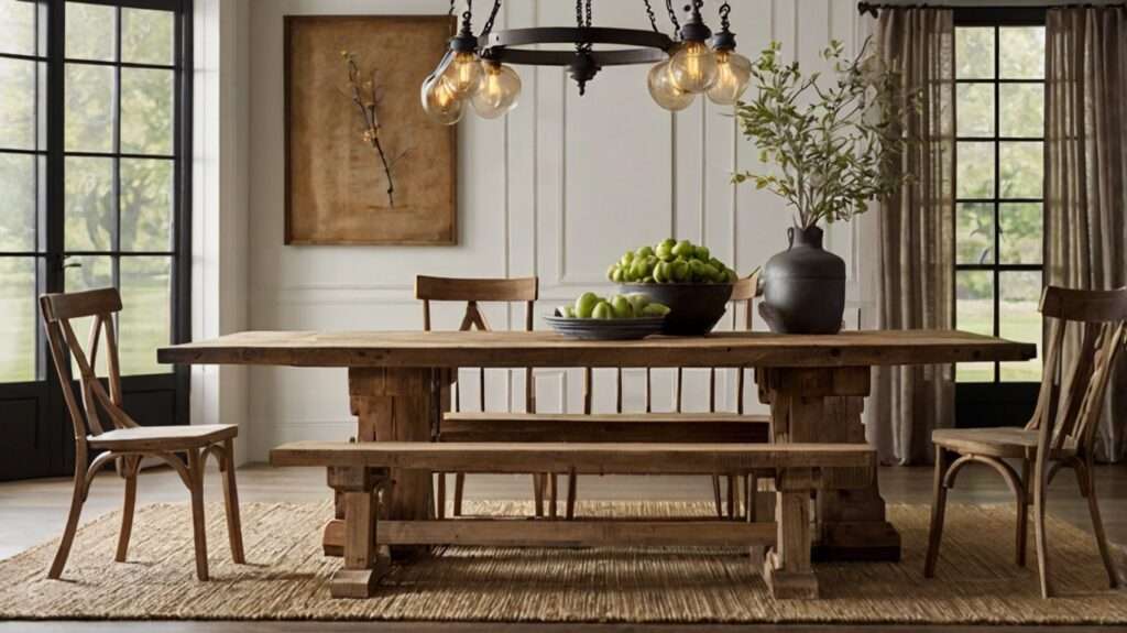 farmhouse decor dining room