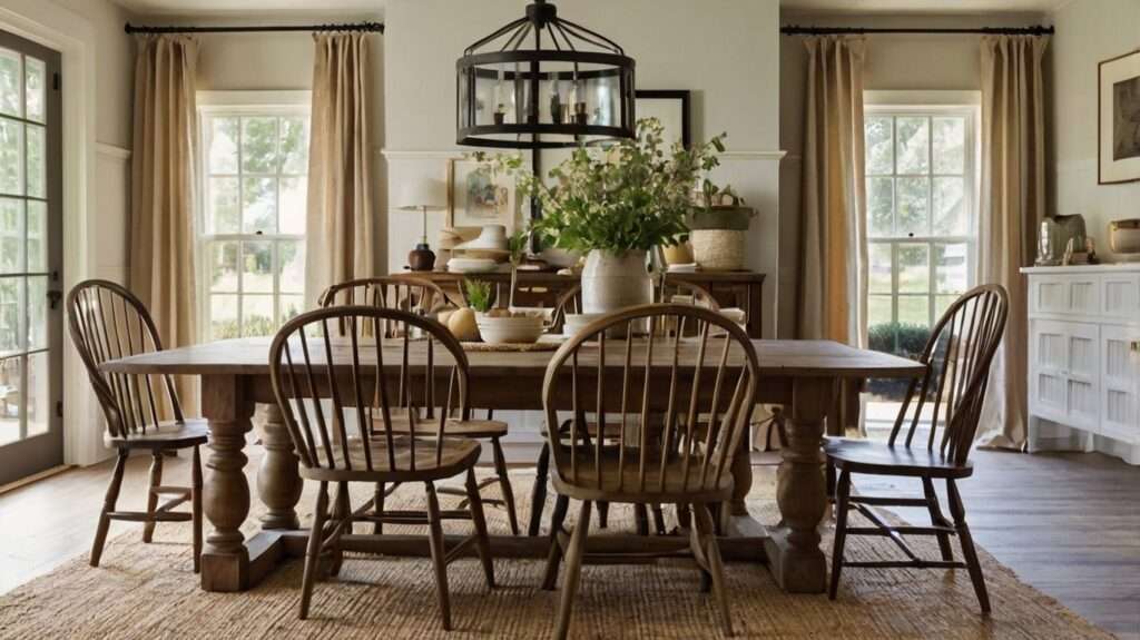 farmhouse decor dining room