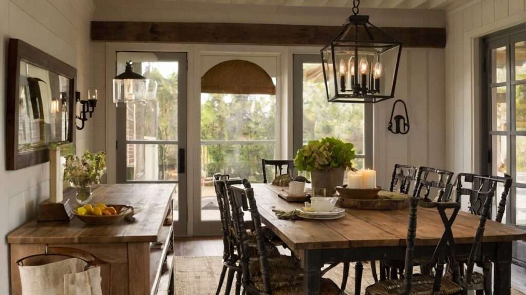 farmhouse decor dining room