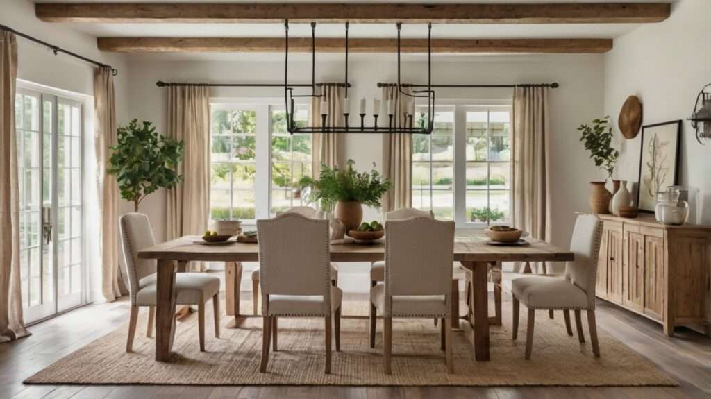 farmhouse decor dining room