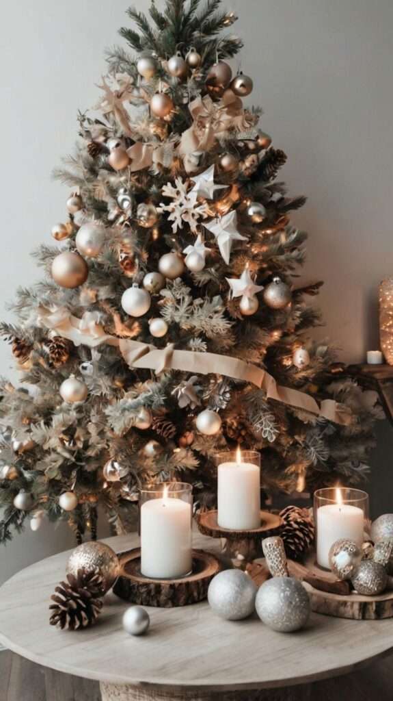 neutral Christmas decor ideas