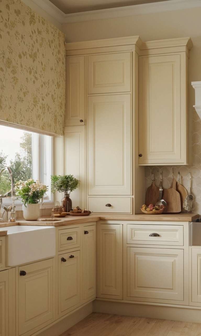 Cream Kitchen Cabinets