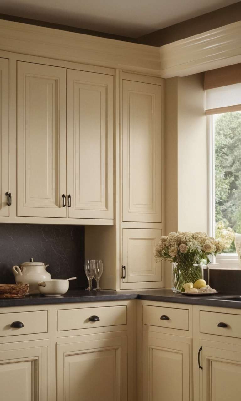 Cream Kitchen Cabinets