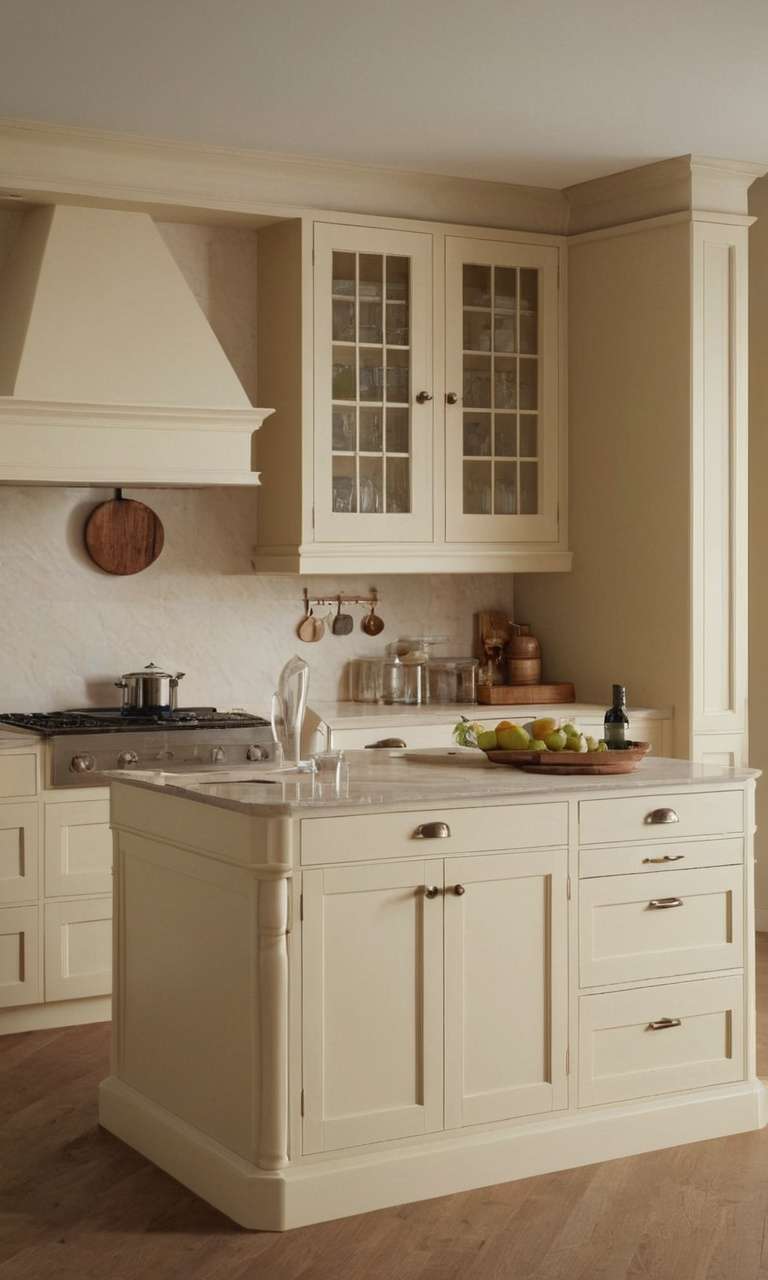 Cream Kitchen Cabinets