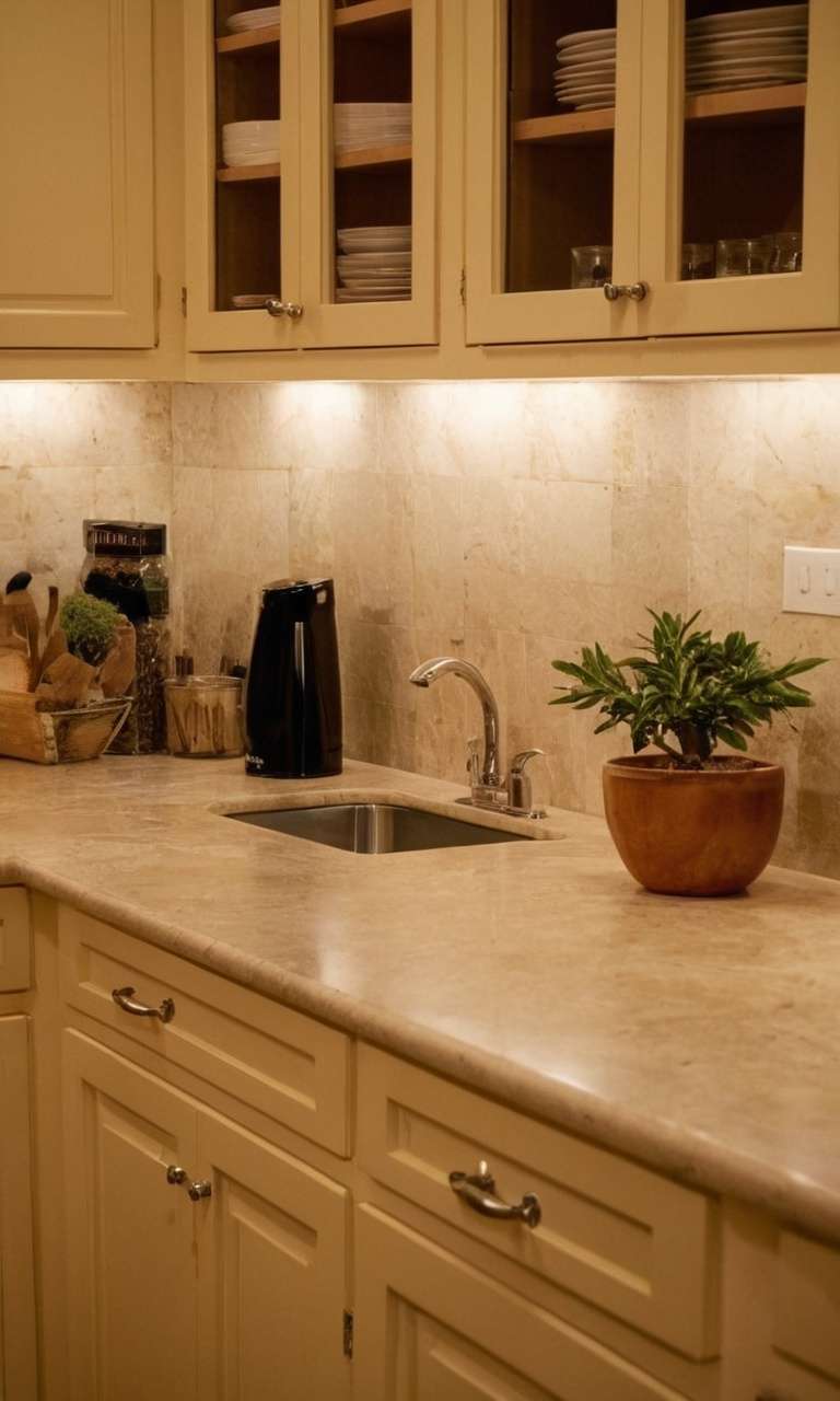 Cream Kitchen Cabinets